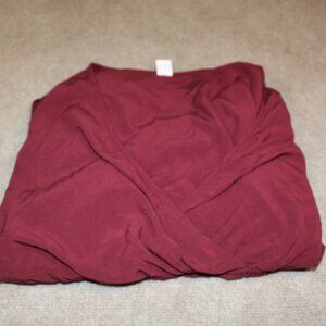 Old Navy Knee Red/Maroon Party Dress Size Small Womens